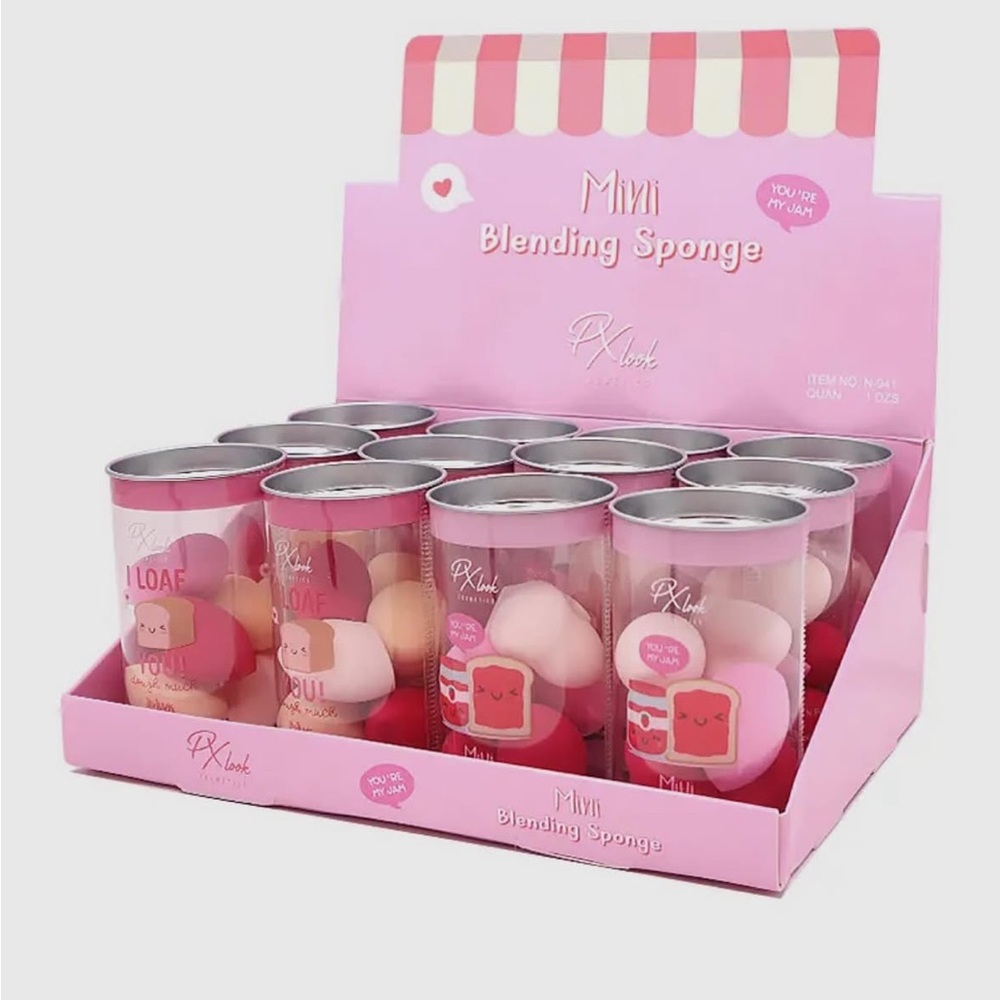 Mini Blending Sponge Set - Pink and Red